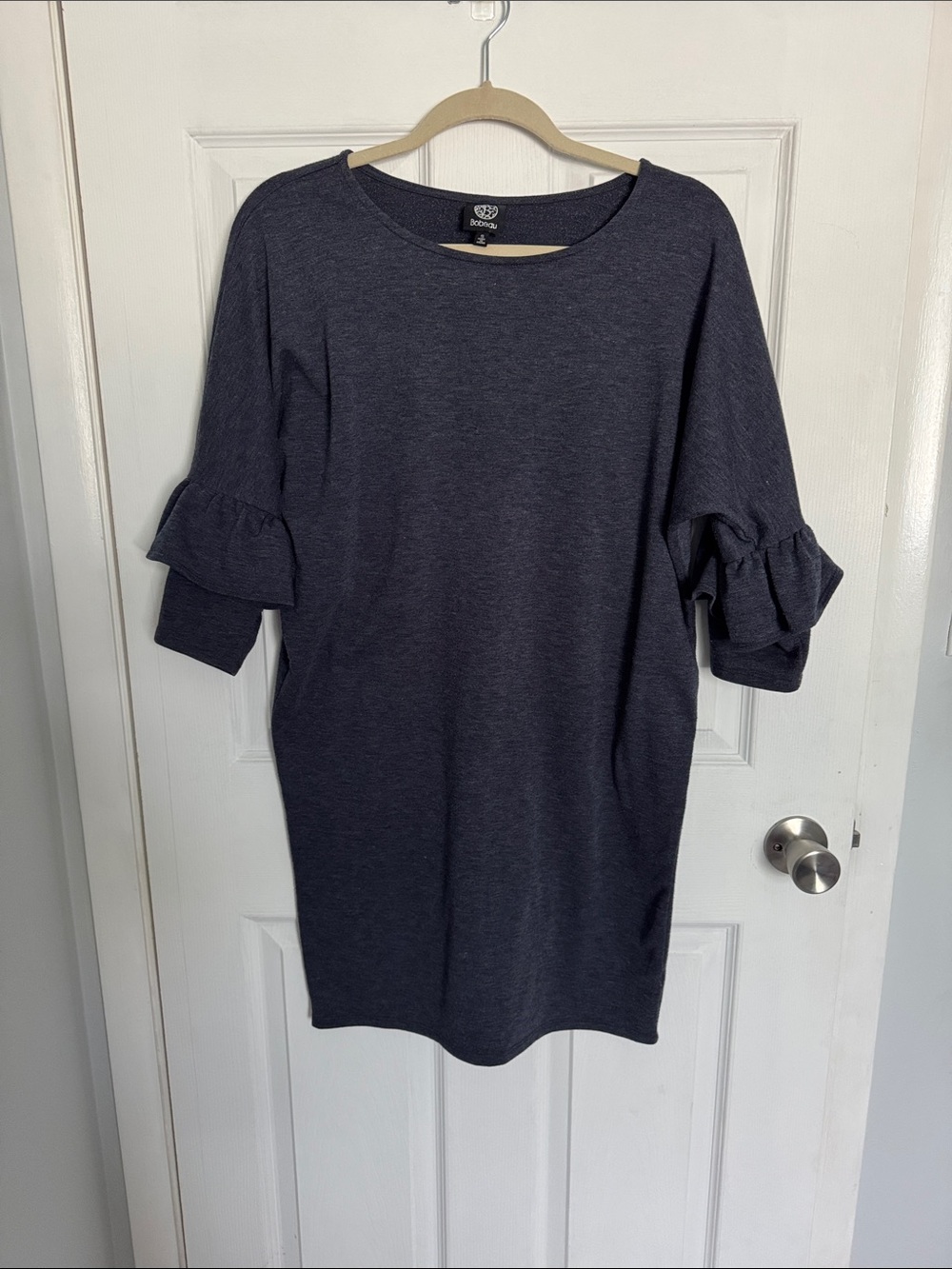 bobeau Dark Blue Heather Dress